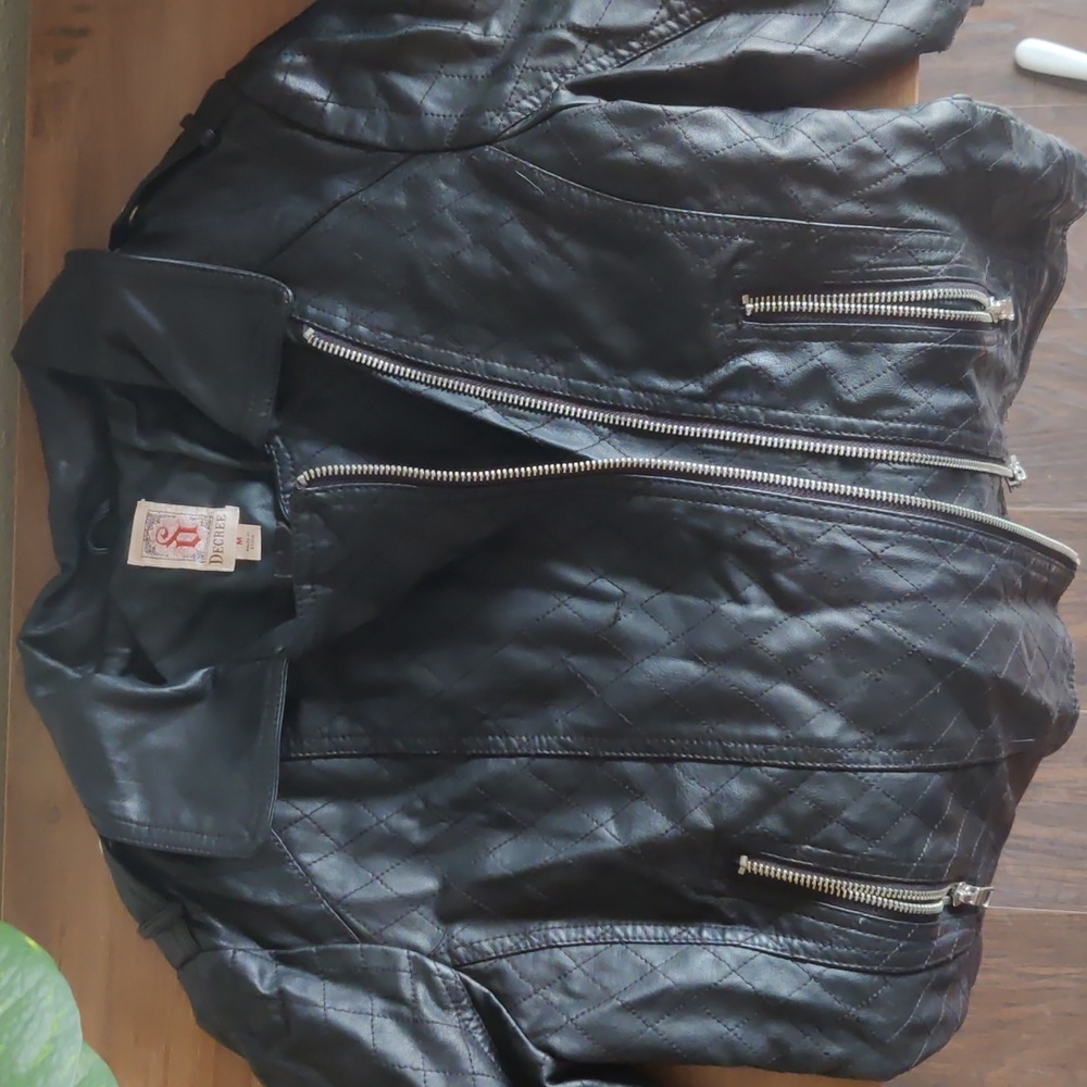 Decree Leather Jacket - image 4